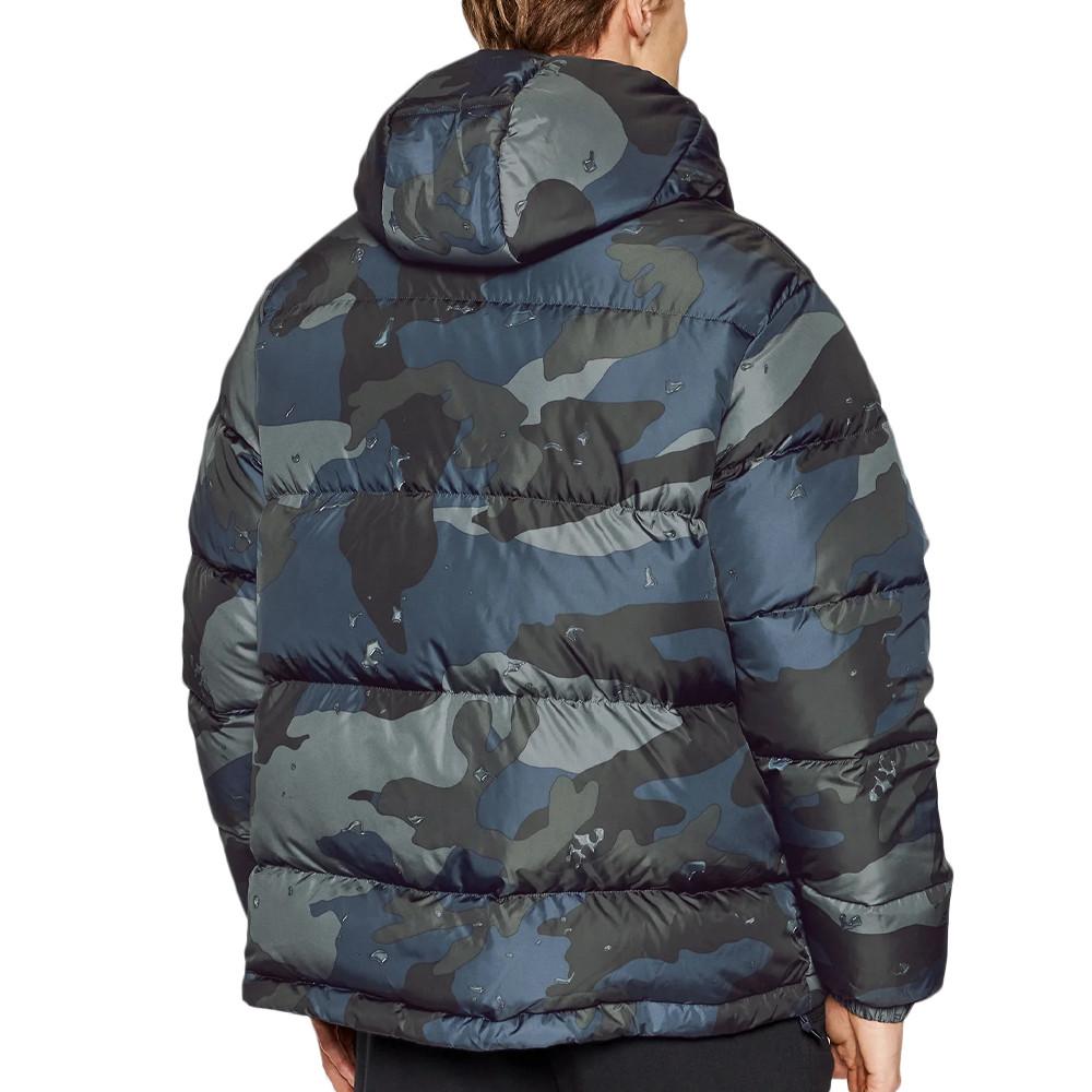 Adidas Doudoune Camouflage Noir/Marine Homme Adidas Camo H13566