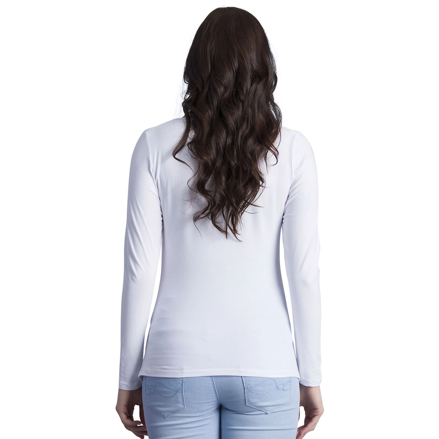 M.M.C. Umstandslangarmshirt I Will Rock You mit Motiv Weiß