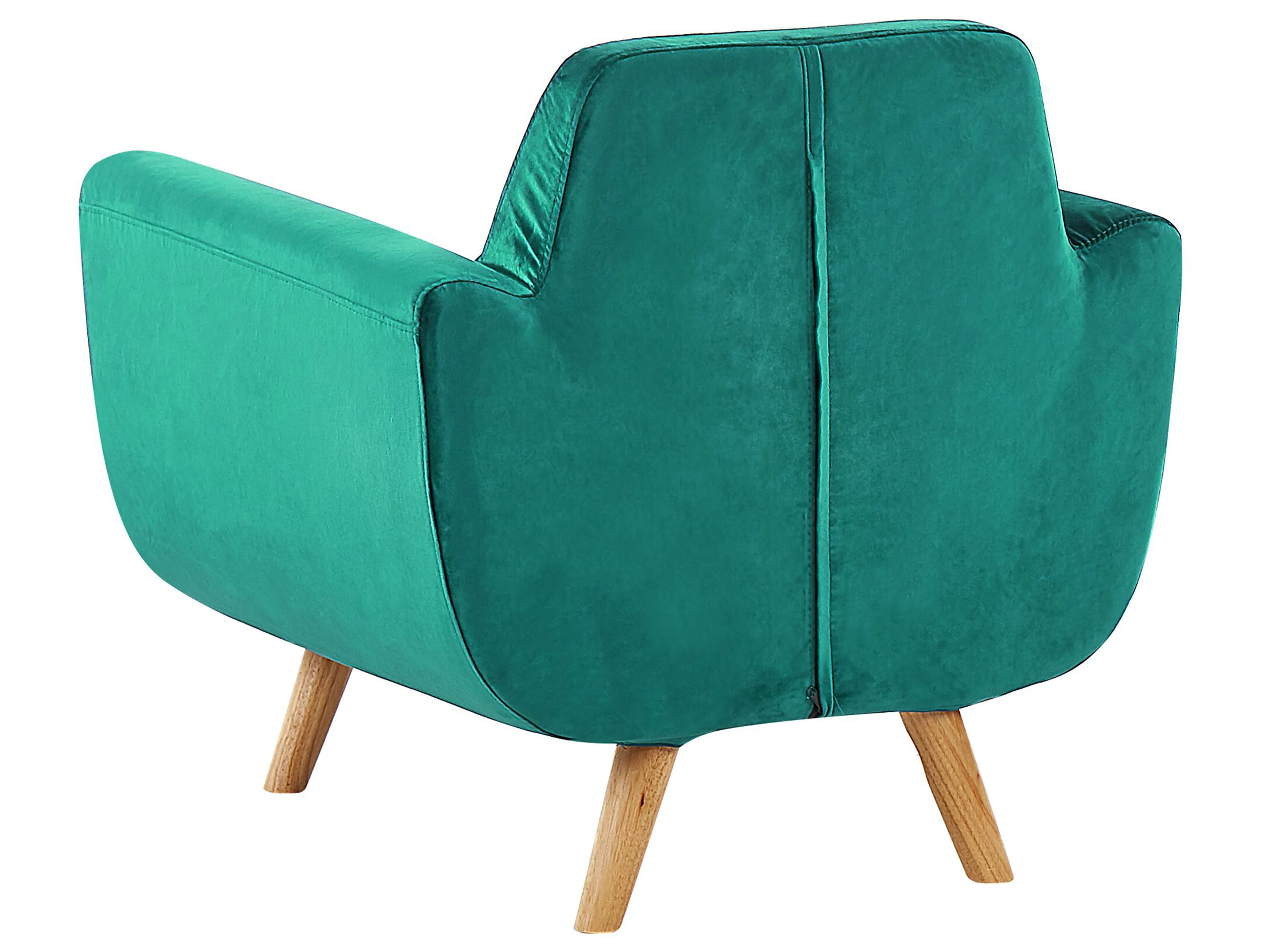 Hoes voor fauteuil BERNES Fluweel Groen
