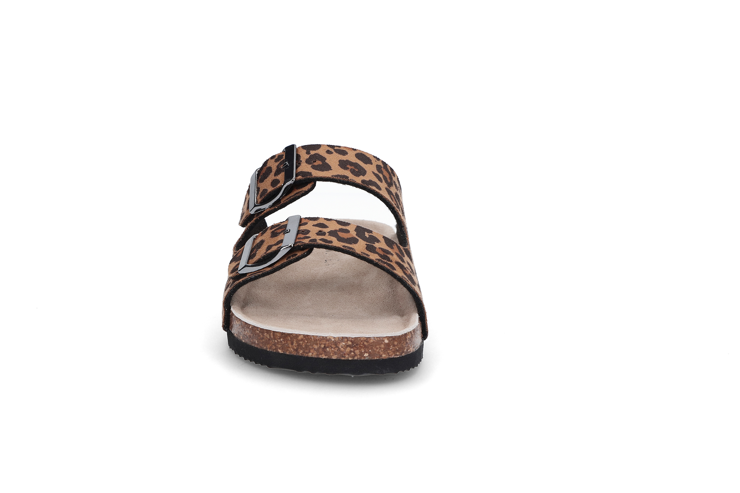Fotseng sandal med leopard print