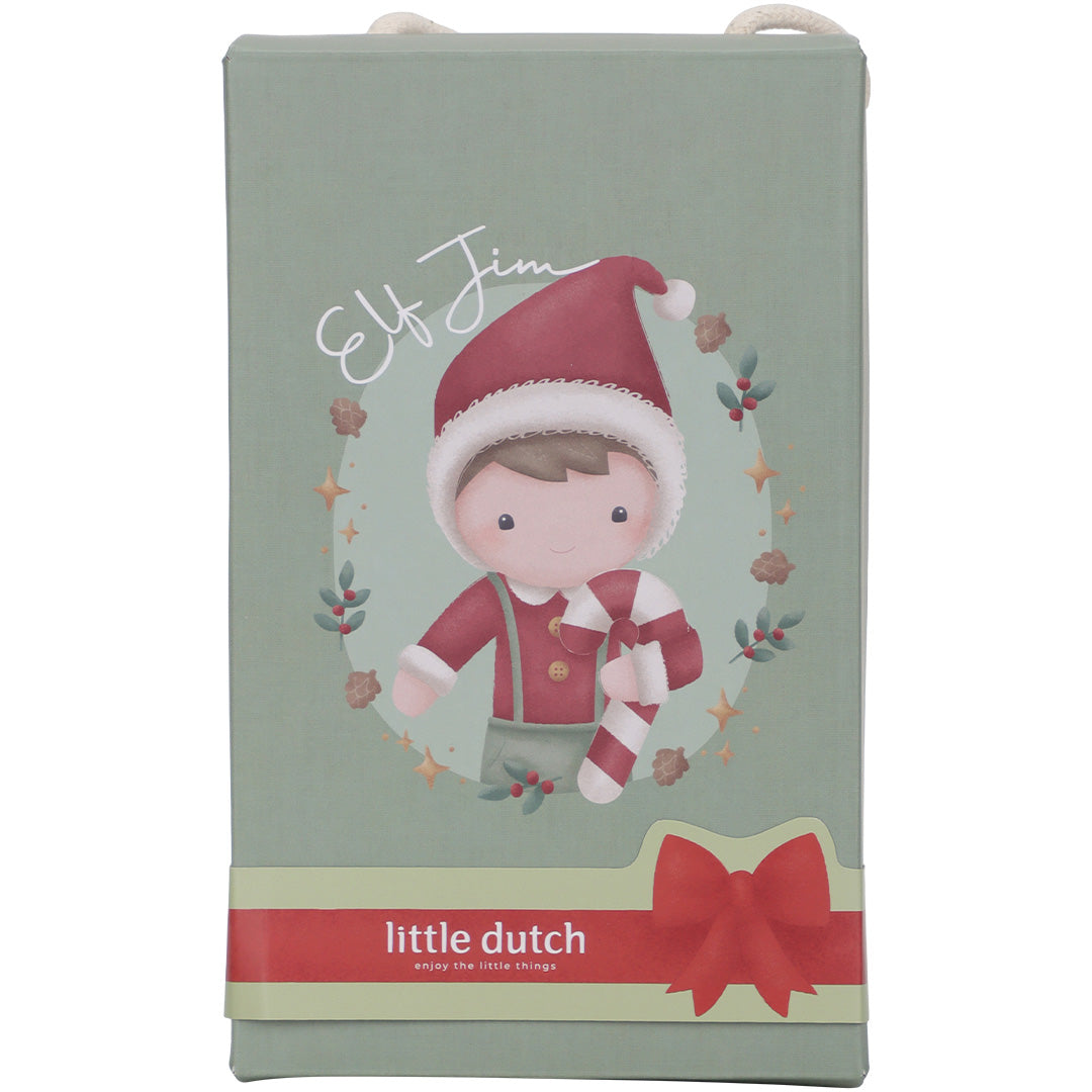 little dutch lappenpop jim - kerst - 35 cm