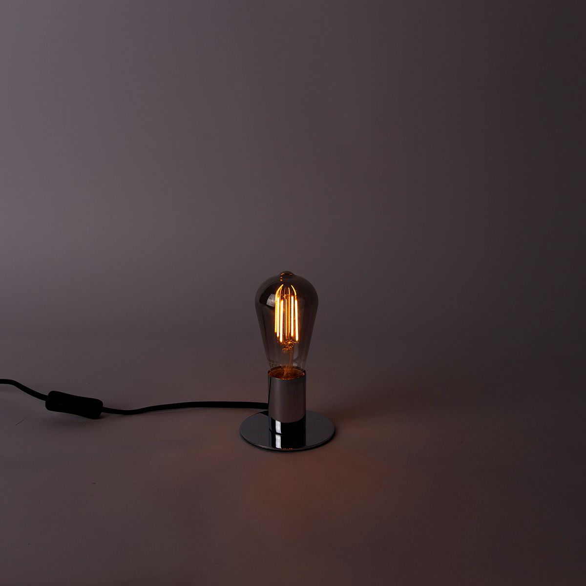 Smart E27 LED lamp ST64 smoke 7W 400 lm 1800K