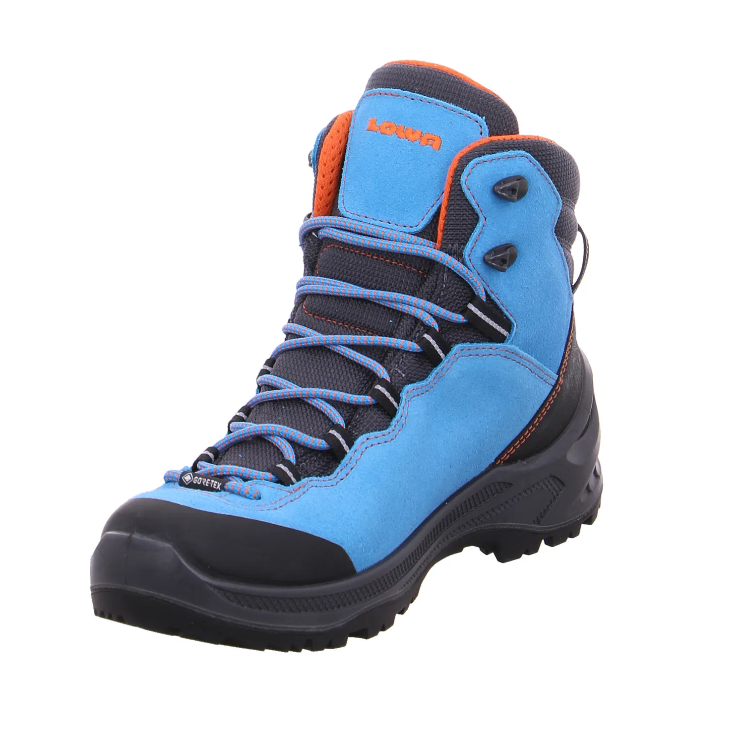 LOWA Kinder-Wanderschuhe Türkis Textil
