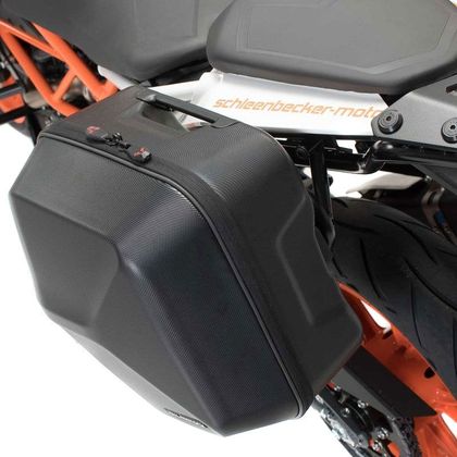 Valise SW-MOTECH KIT COMPLET URBAN ABS Noir (2x16.5 litres) - Noir