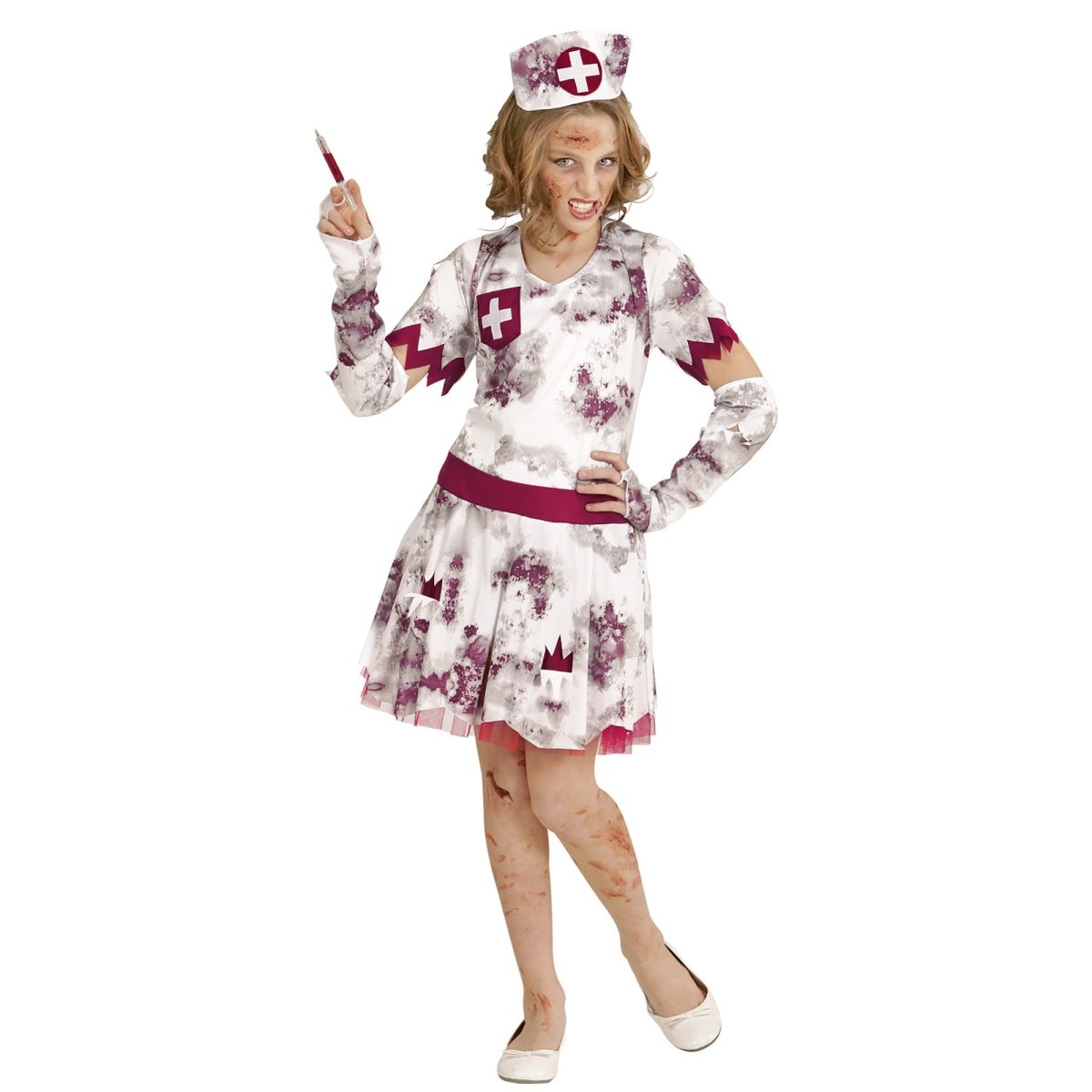 Halloween Jurk Meisje Verpleegster Zombie