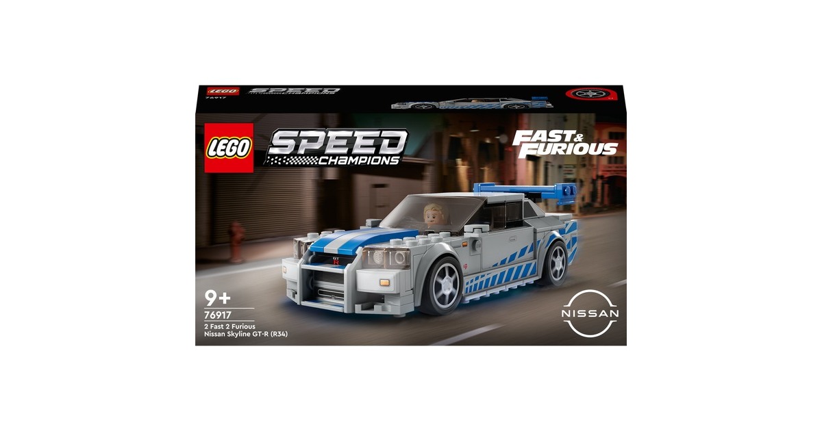 LEGOSpeed Champions - 2 Fast 2 Furious Nissan Skyline GT-R (R34) Constructiespeelgoed  (76917)