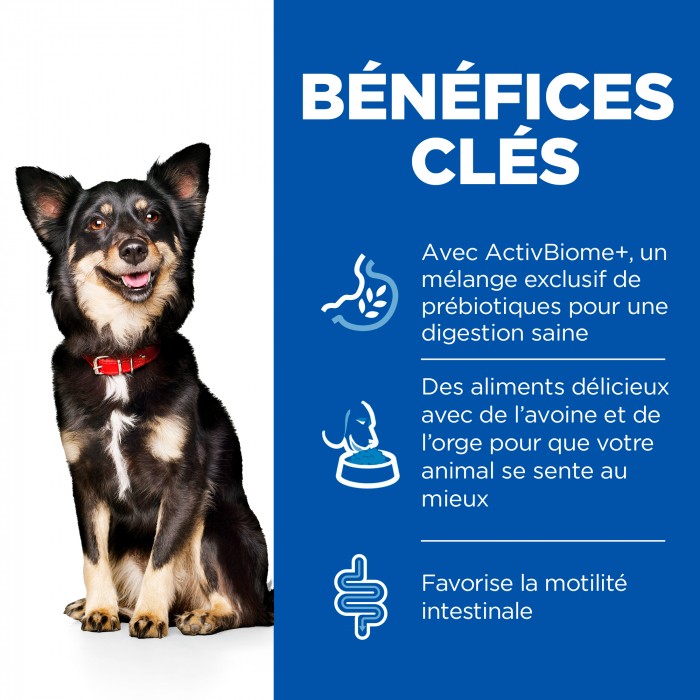 HILL'S Science Plan Perfect Digestion Small & Mini Adult au Poulet - Croquettes pour chien