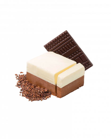 Glaçata Chocolat Pérou - Fior di latte| La Glace Alain Ducasse 800g
