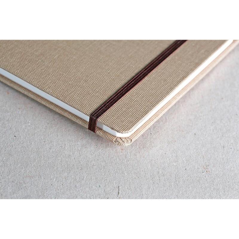 Goldline Voyage carnet toilé 32F 15x15cm 180g - Naturel