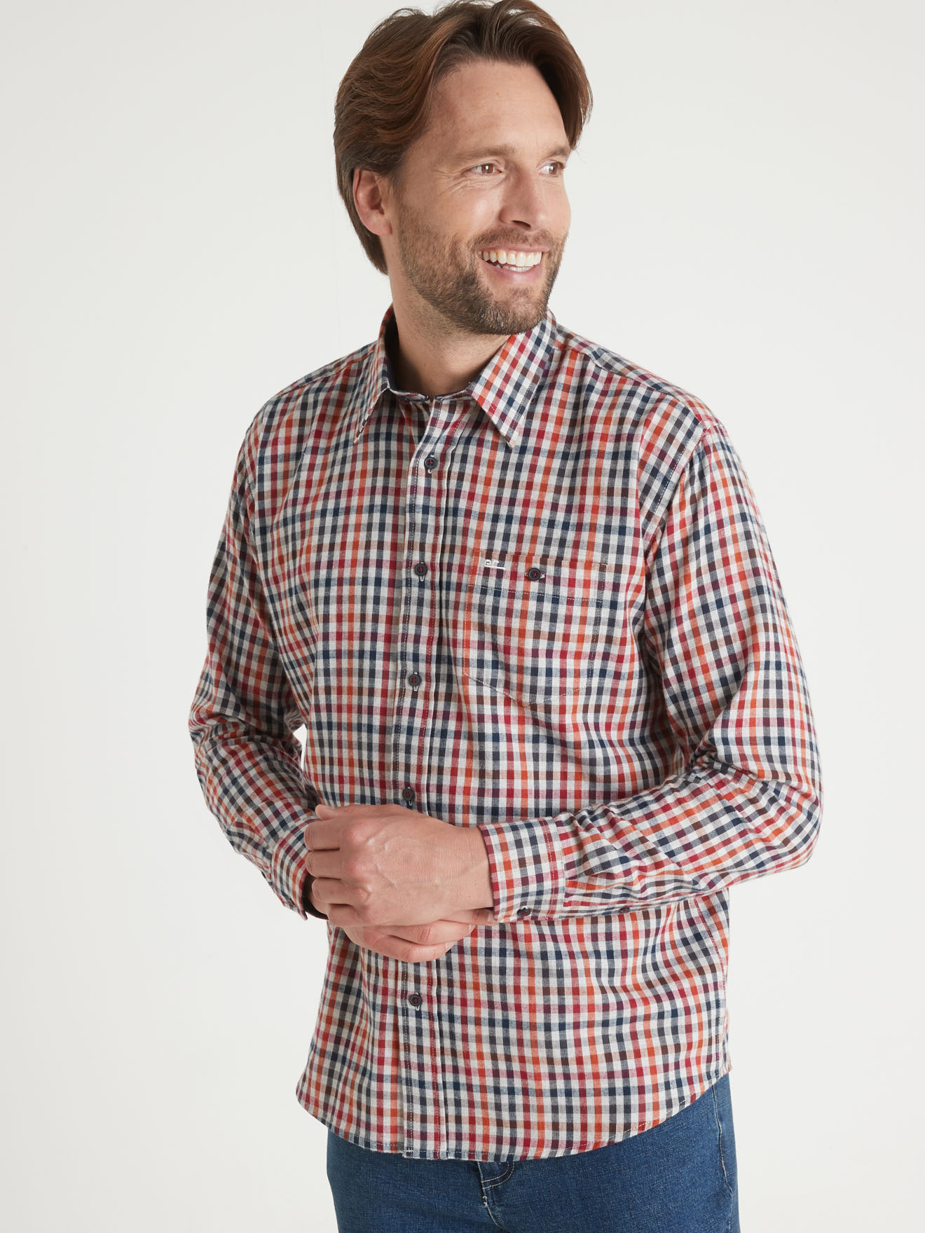 Chemise pur coton gratté