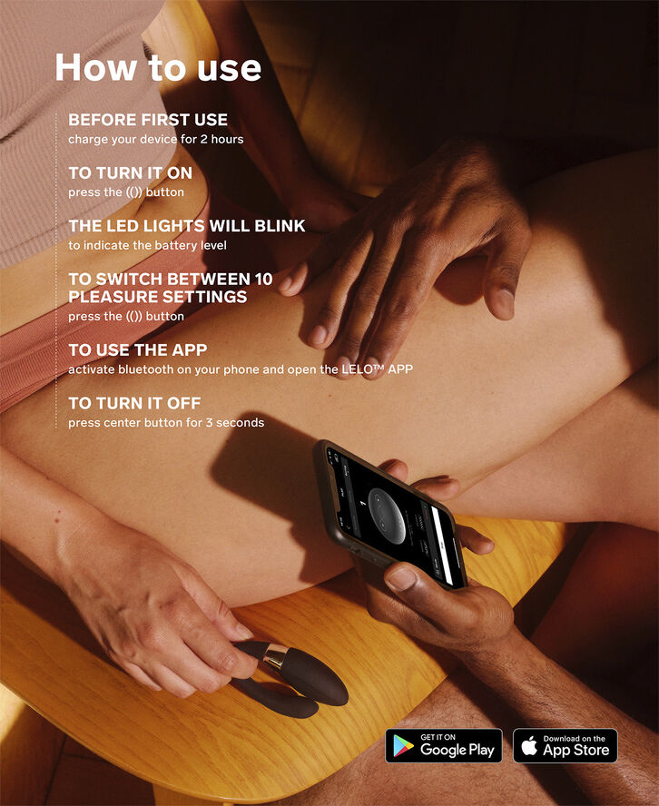 LELO Tiani Harmony Vibrator Til Par Sort