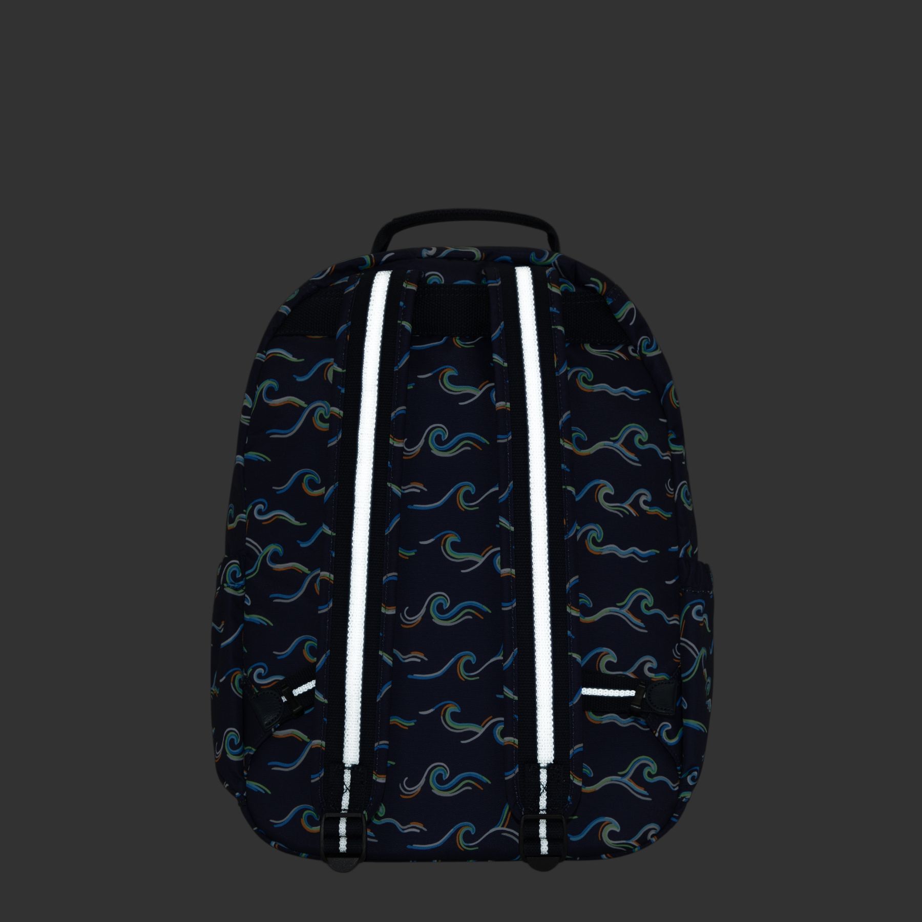SEOUL Grand Sac à Dos Avec Protection Pour Ordinateur Portable - Fun Ocean Print
