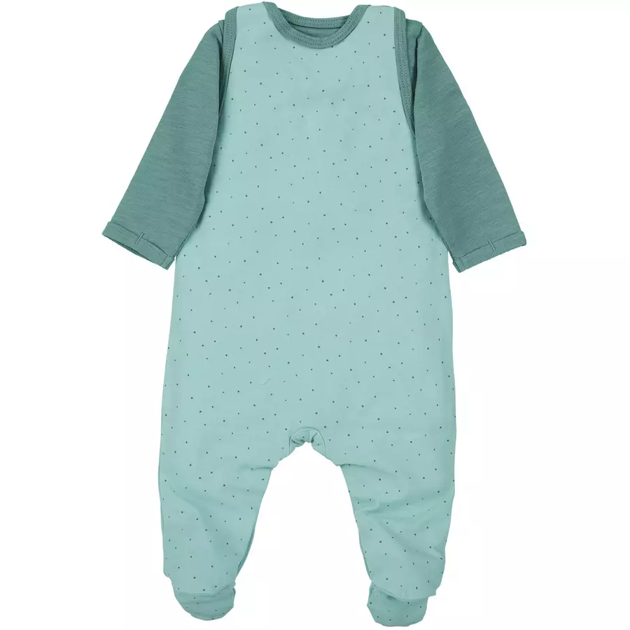 Sterntaler Strampler-Set Jersey Ben dunkelgrün