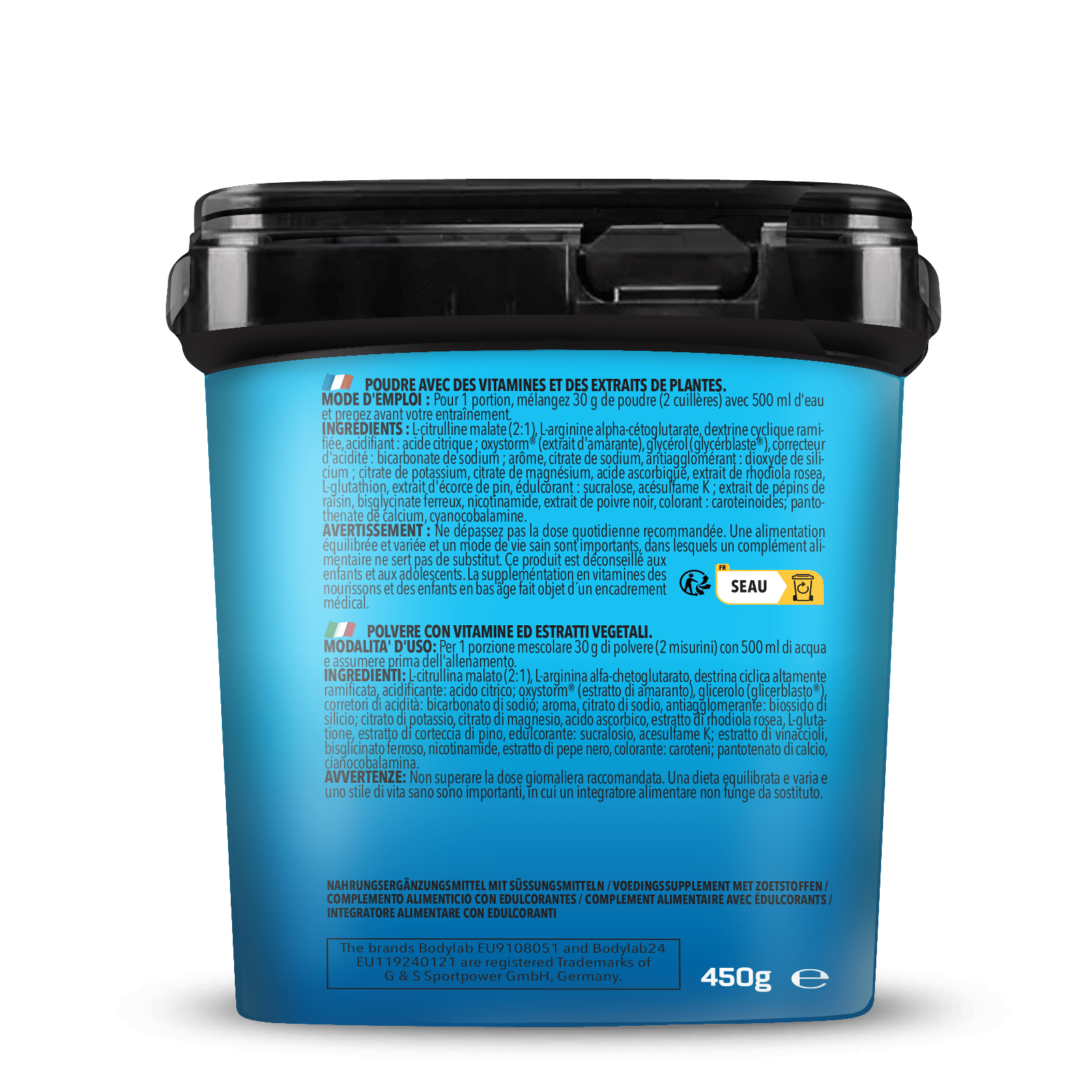 Bodybuilder Pump Pre Workout (450g)