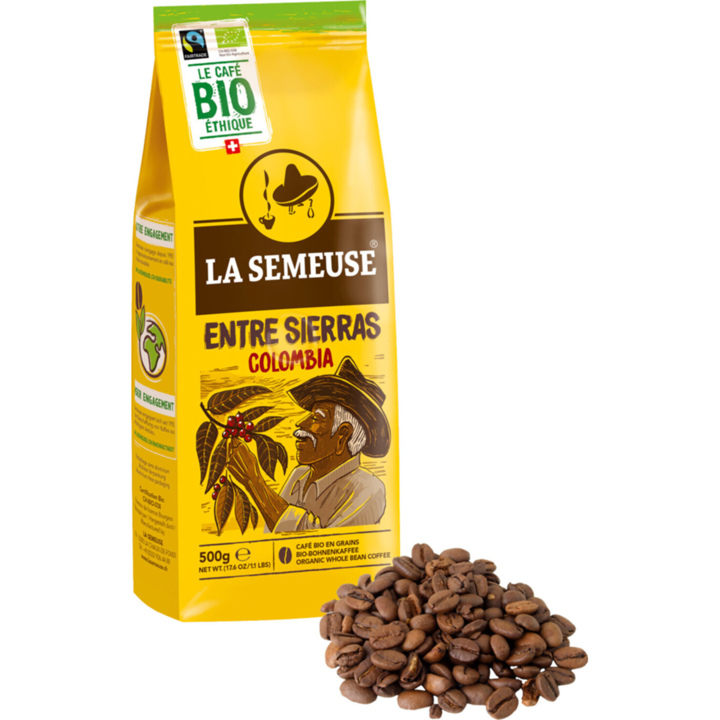 La Semeuse Kaffeebohnen Entre Sierras Colombie