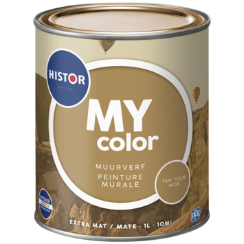 Histor My Color muurverf extra mat tan your hide 1 liter