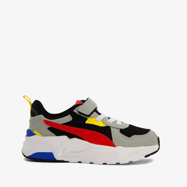 Puma Trinity Lite AC+ jongens sneakers grijs/wit