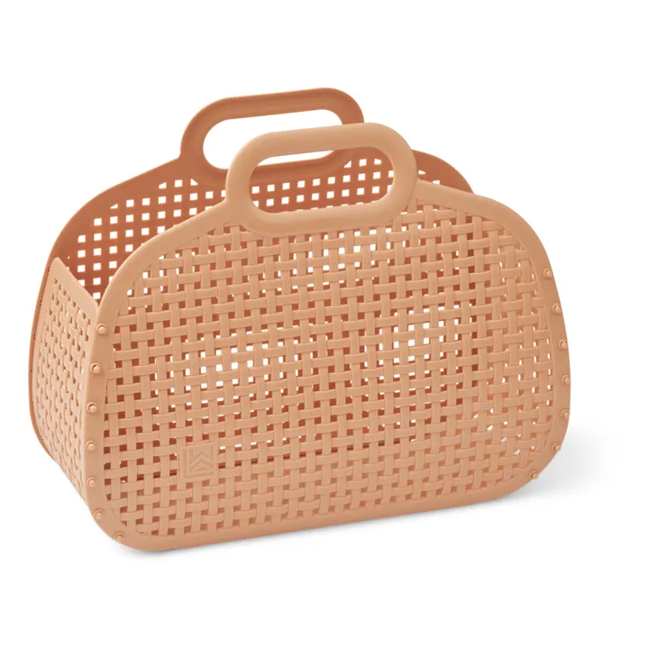 Liewood Panier Adeline Fibres Recyclées | Rose pêche