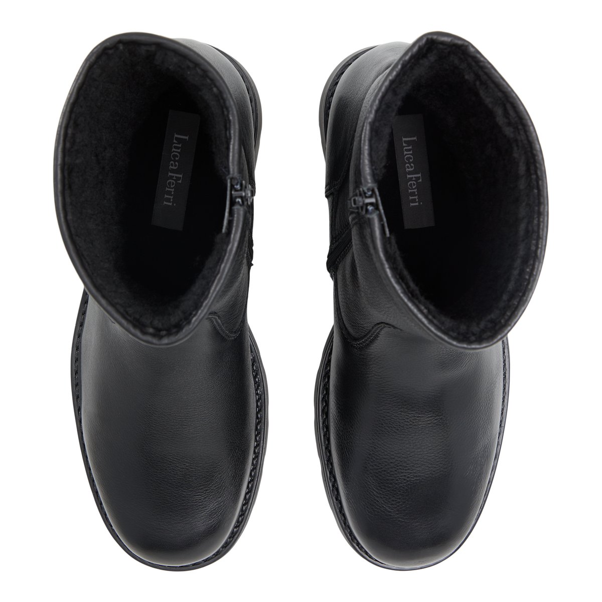 LUCA FERRI-Asoreven-nw-Bottes d'hiver - Talon plat - Noir
