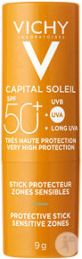 Vichy Capital Soleil Stick Solaire Zones Sensibles IP50+ 9g