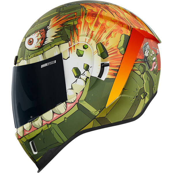 Icon - Casque Airform Grenadier™ Kaki / Orange