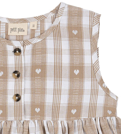 Petit Piao Kleid - Off White Heart