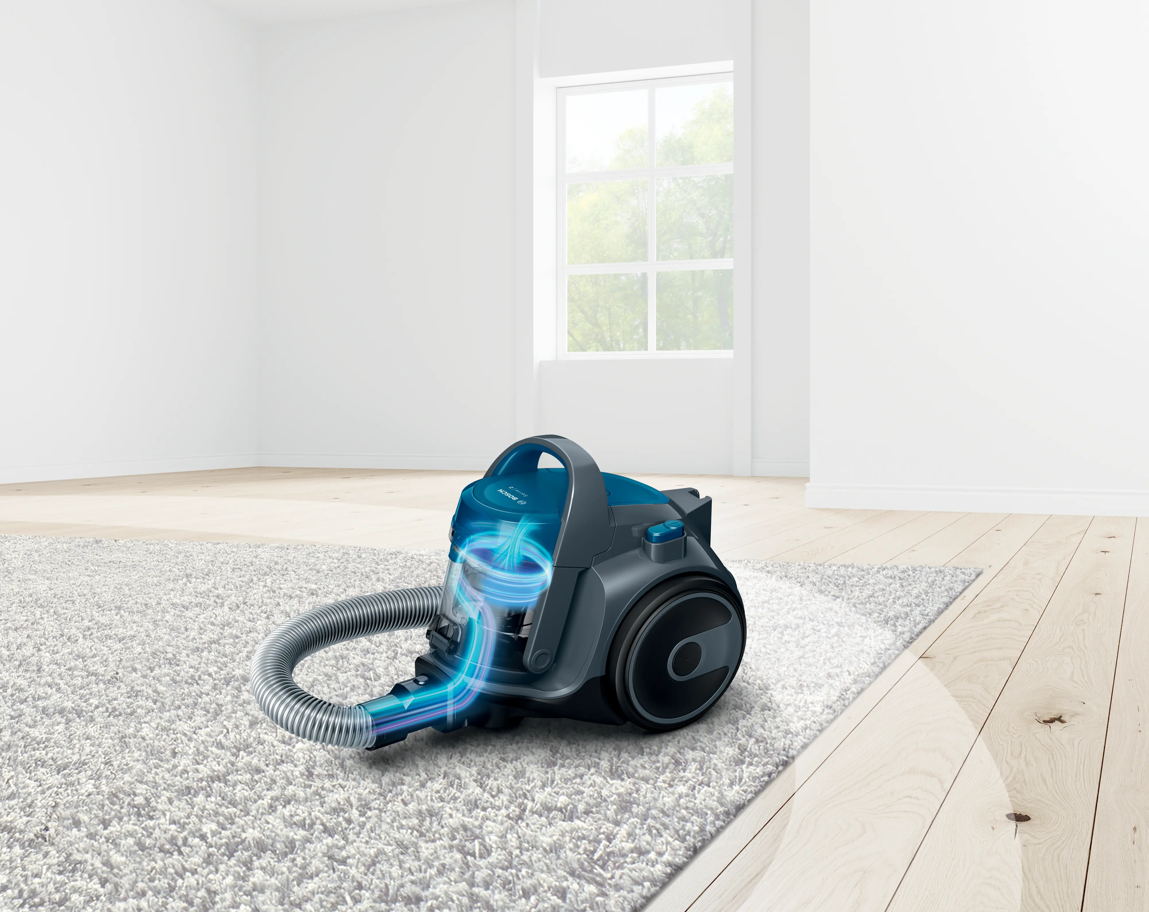 Serie 2 Stofzuiger zonder zak Blauw