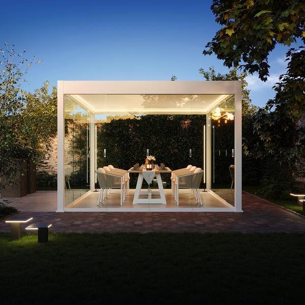 Weide Pergola LED E-Deluxe 3,6x4, ca.