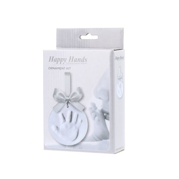 Happy Hands Ornament Kit Silver Ribbon