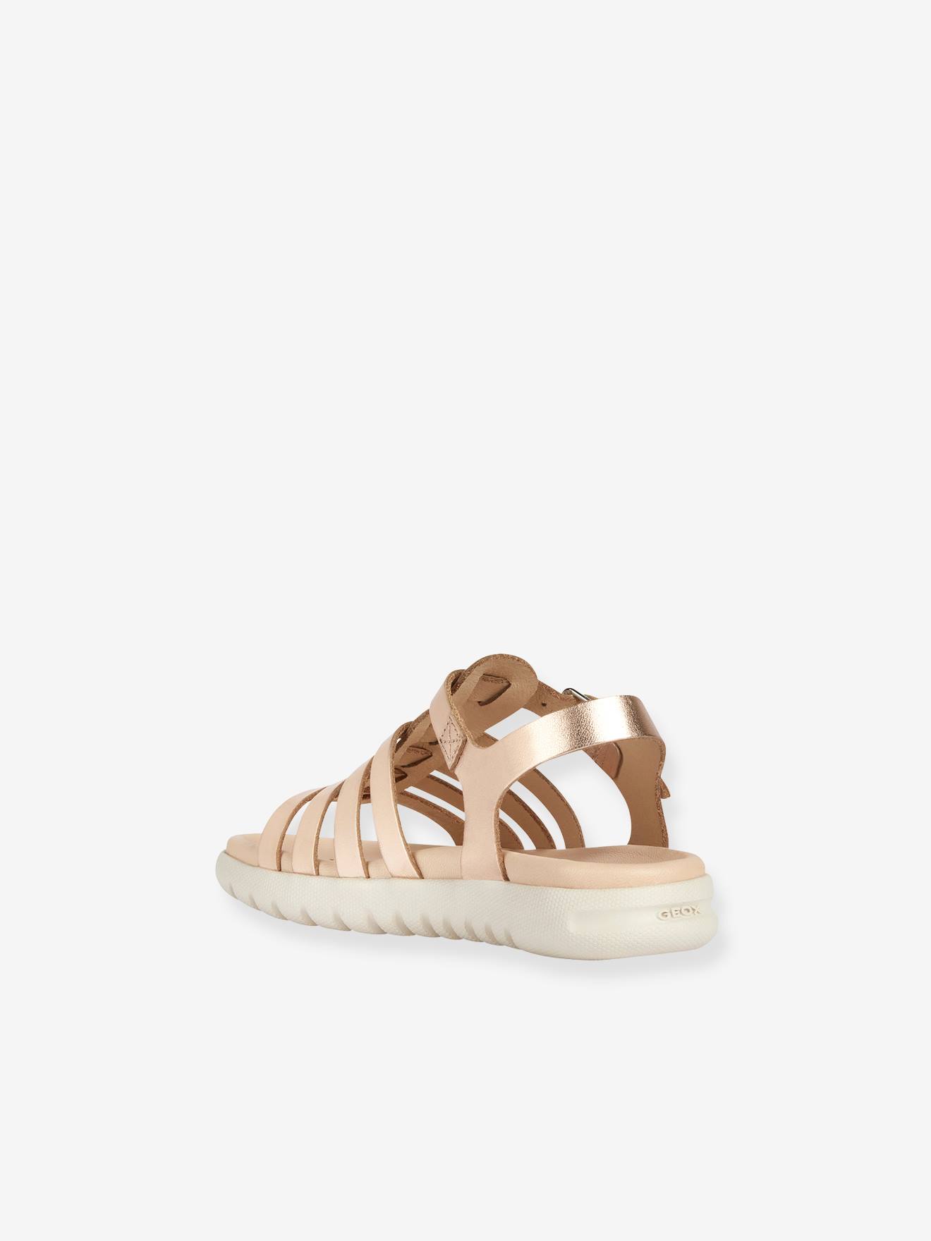 Sandálias infantis Geox® Soleima Girl, cor ferrugem