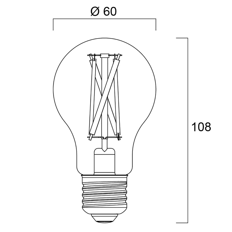 Sylvania SylSmart Toledo Retro E27 7W 2000K-6500K Koelwit dimbaar