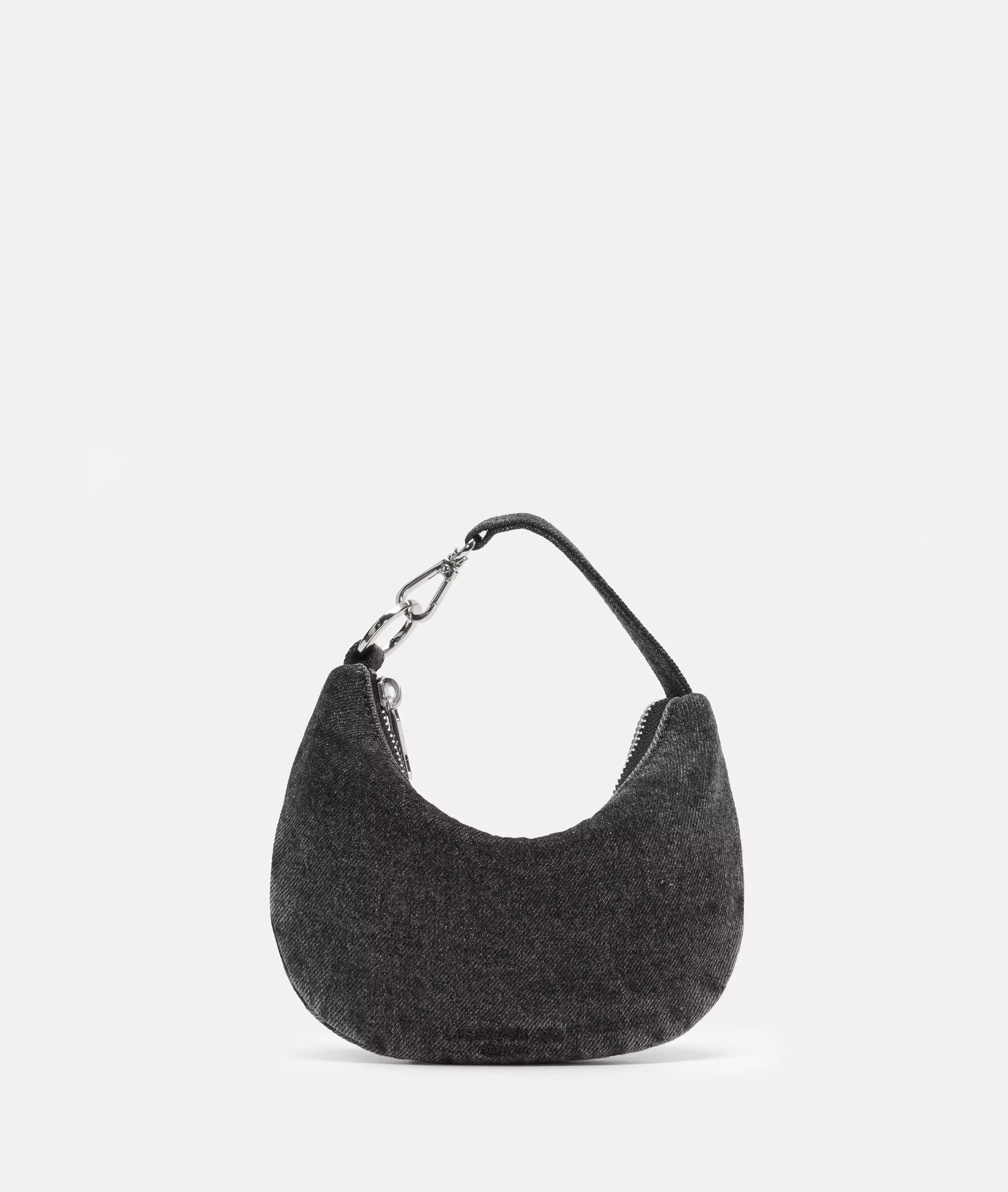 Denim Luna Pendant Denim mini pouch