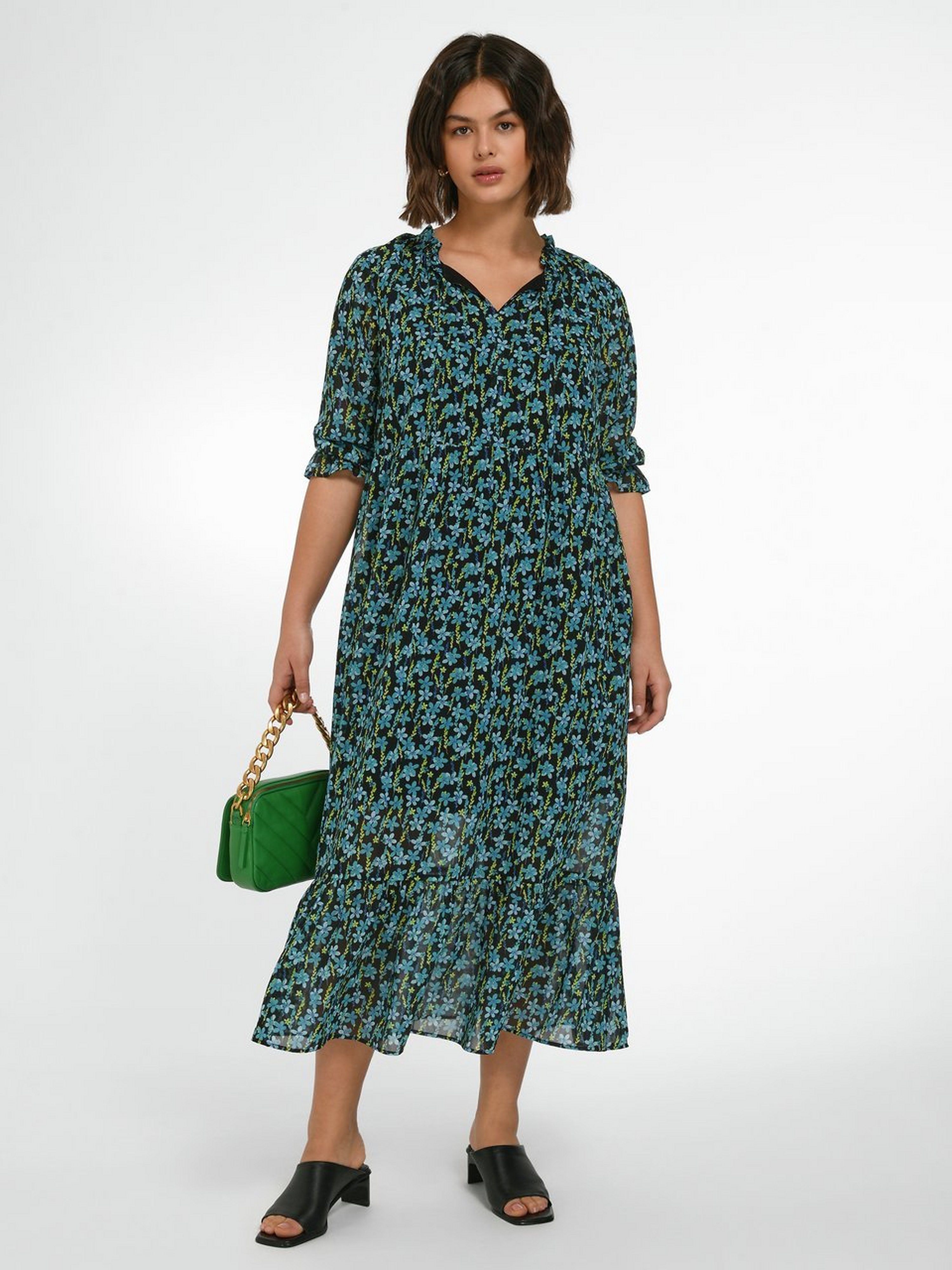 Kleid mit 3/4-Arm