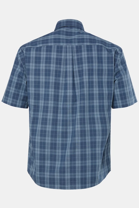 Karohemd, Halbarm, Buttondown-Kragen, Modern Fit, bis 8 XL