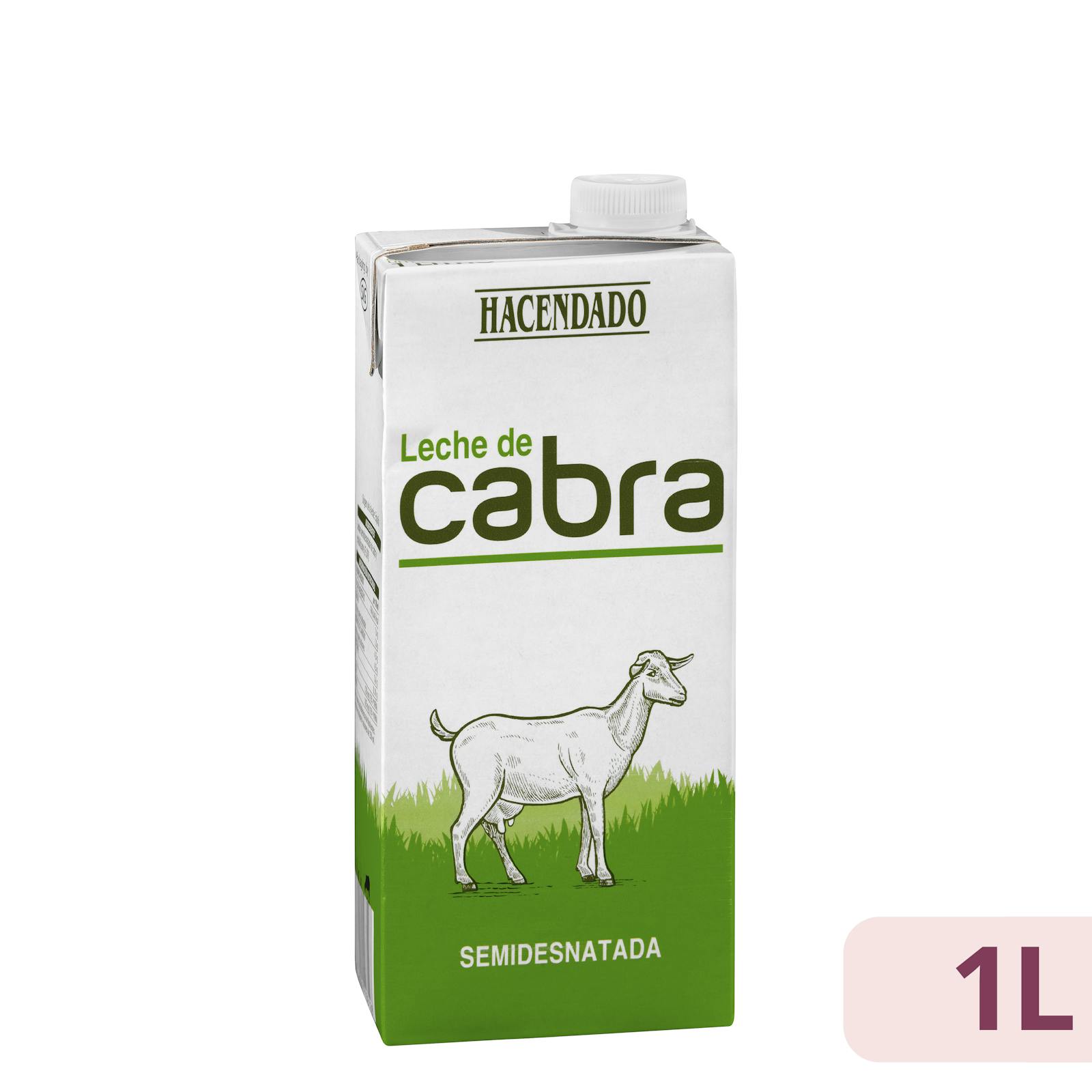 Lait de chèvre demi-écrémé Hacendado