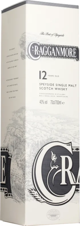 CRAGGANMORE 12 YEARS SINGLE MALT 70CL