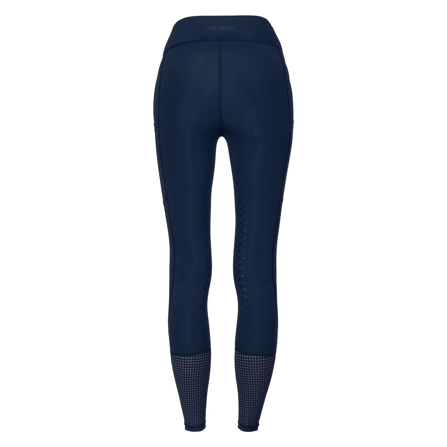 black forest Grip-Halbbesatz-Reitleggings mit Mesh  - navy