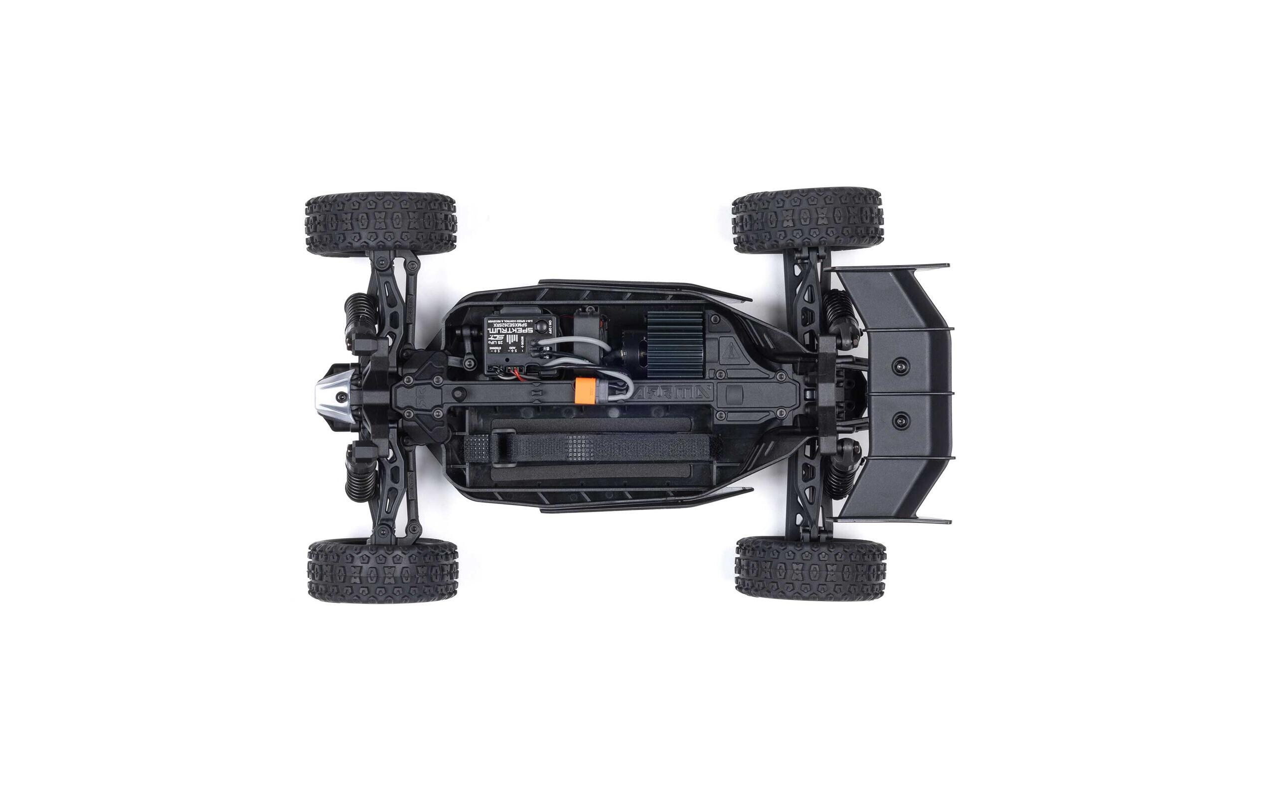 Buggy Typhon Grom Mega 380 Blau, RTR, 1:18<br>Robuster 4wd mini RC Buggy mit Spektrum Technik