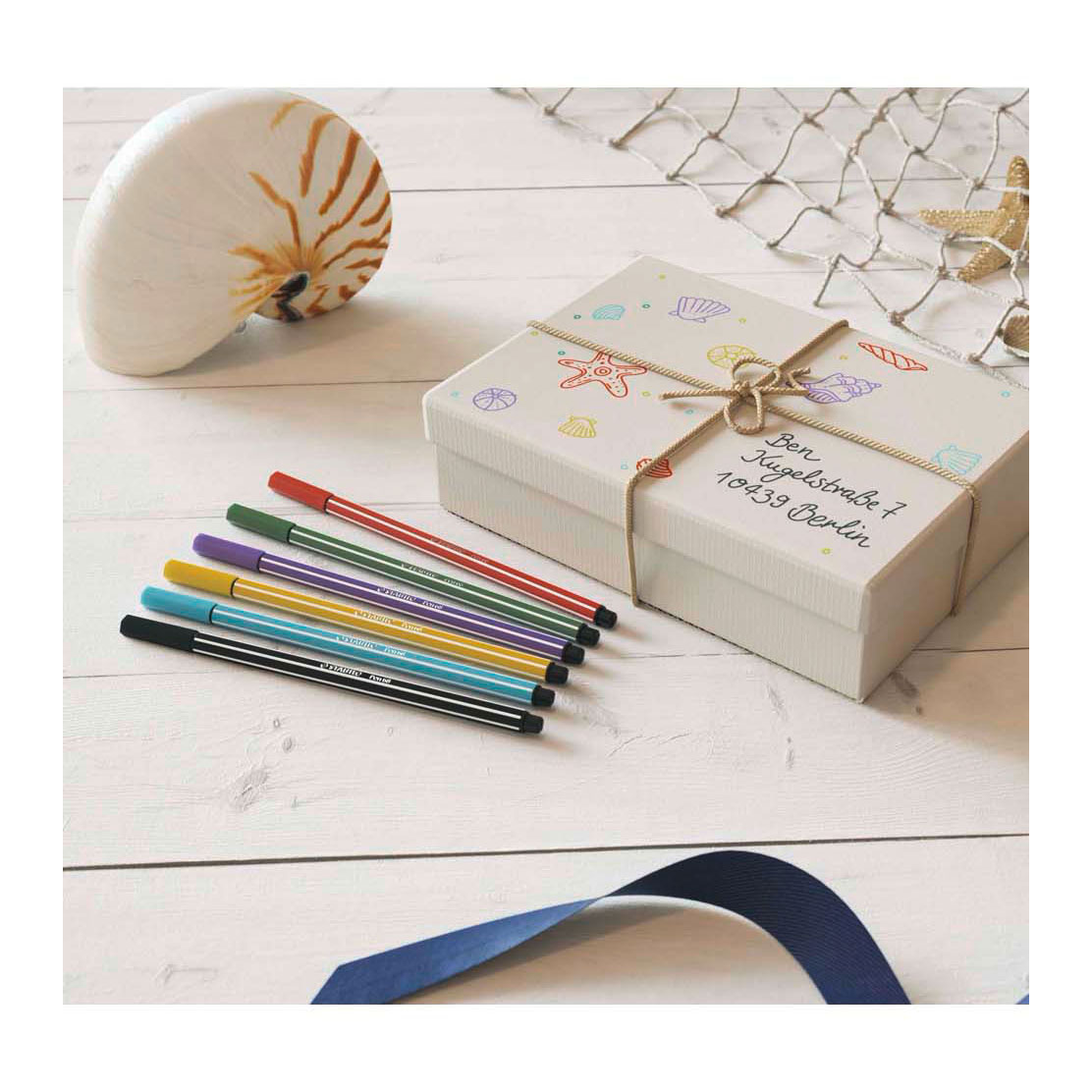 STABILO Pen 68 - Viltstift - ARTY - Rollerset Met 25 Stuks