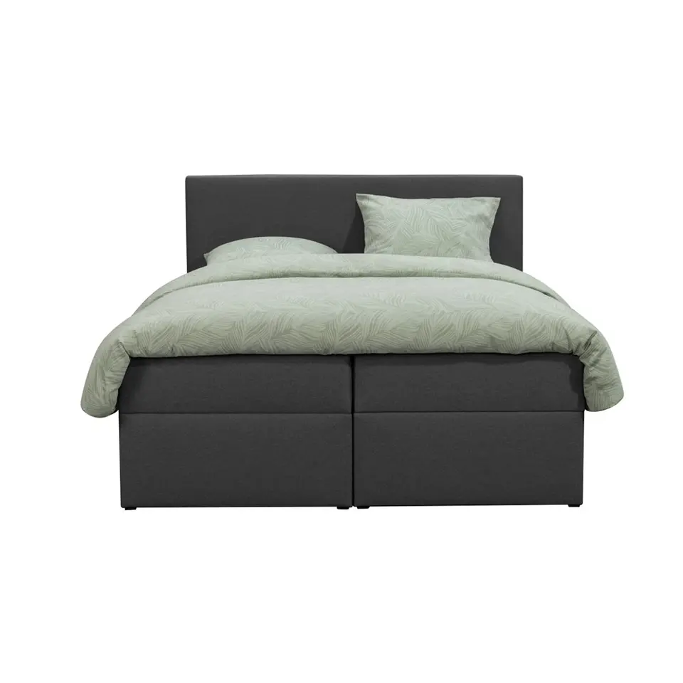 Boxcombinatie met opbergruimte Orebro 6-delig - antraciet - 140x200 cm