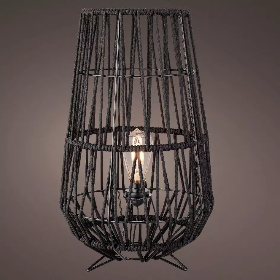 Lampe de table extérieur (H50 cm) Celi Noir