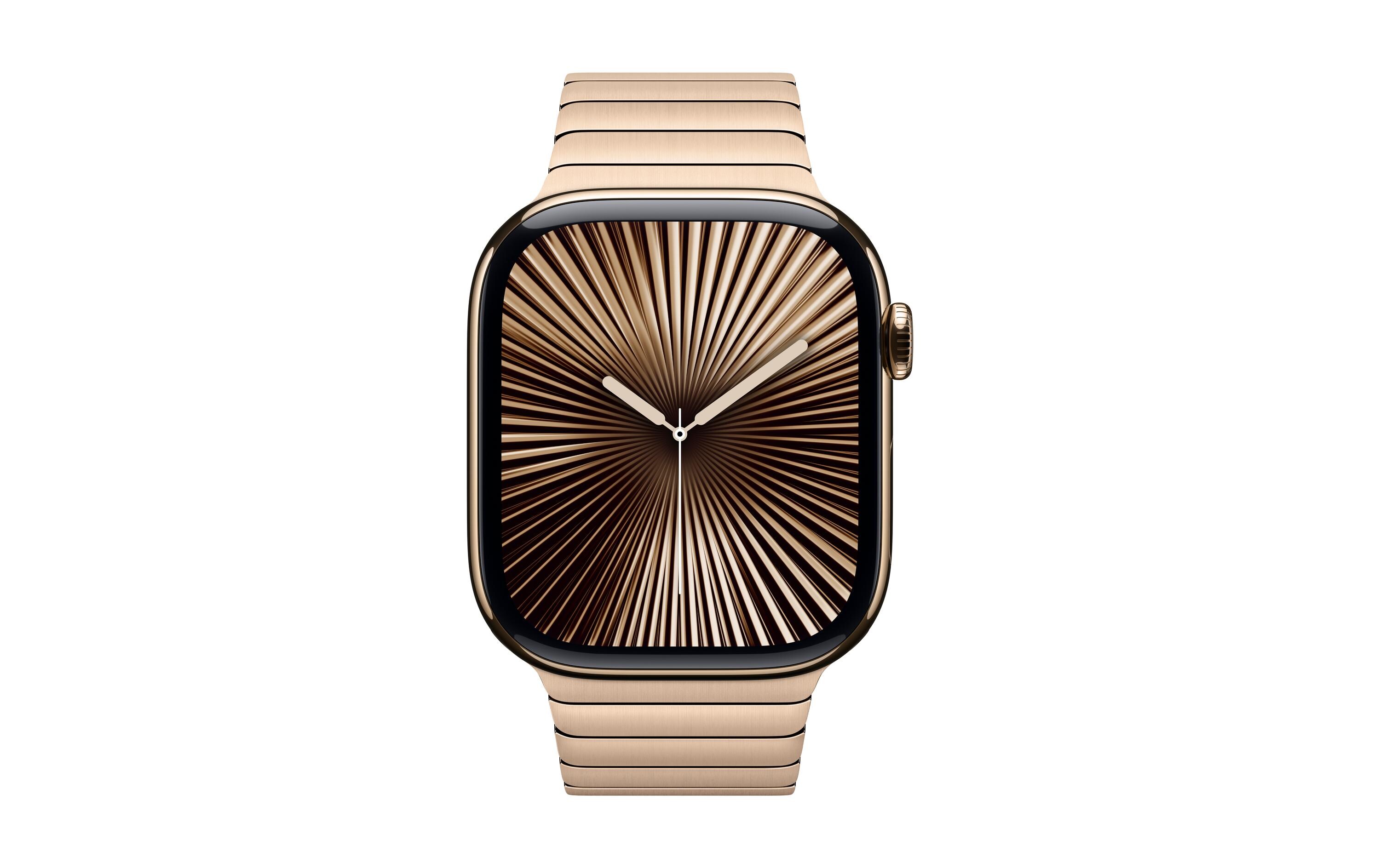 Link Bracelet 46 mm Gold<br>Armband zu Apple Watch