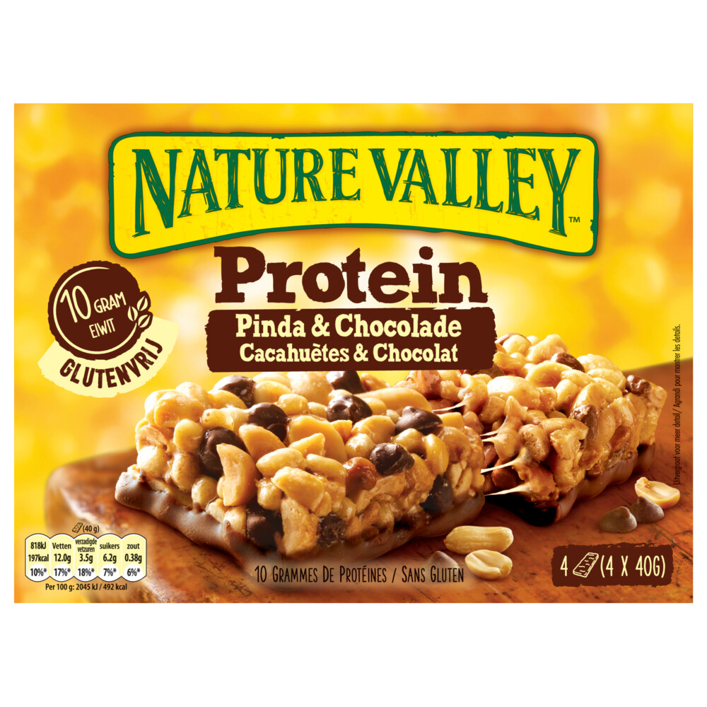 Nature Valley Proteine Pinda & Chocolade4 stuks