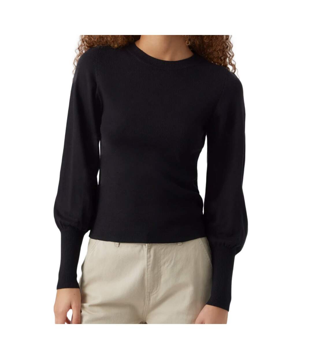 Pull Noir Femme Vero Moda Hollykari