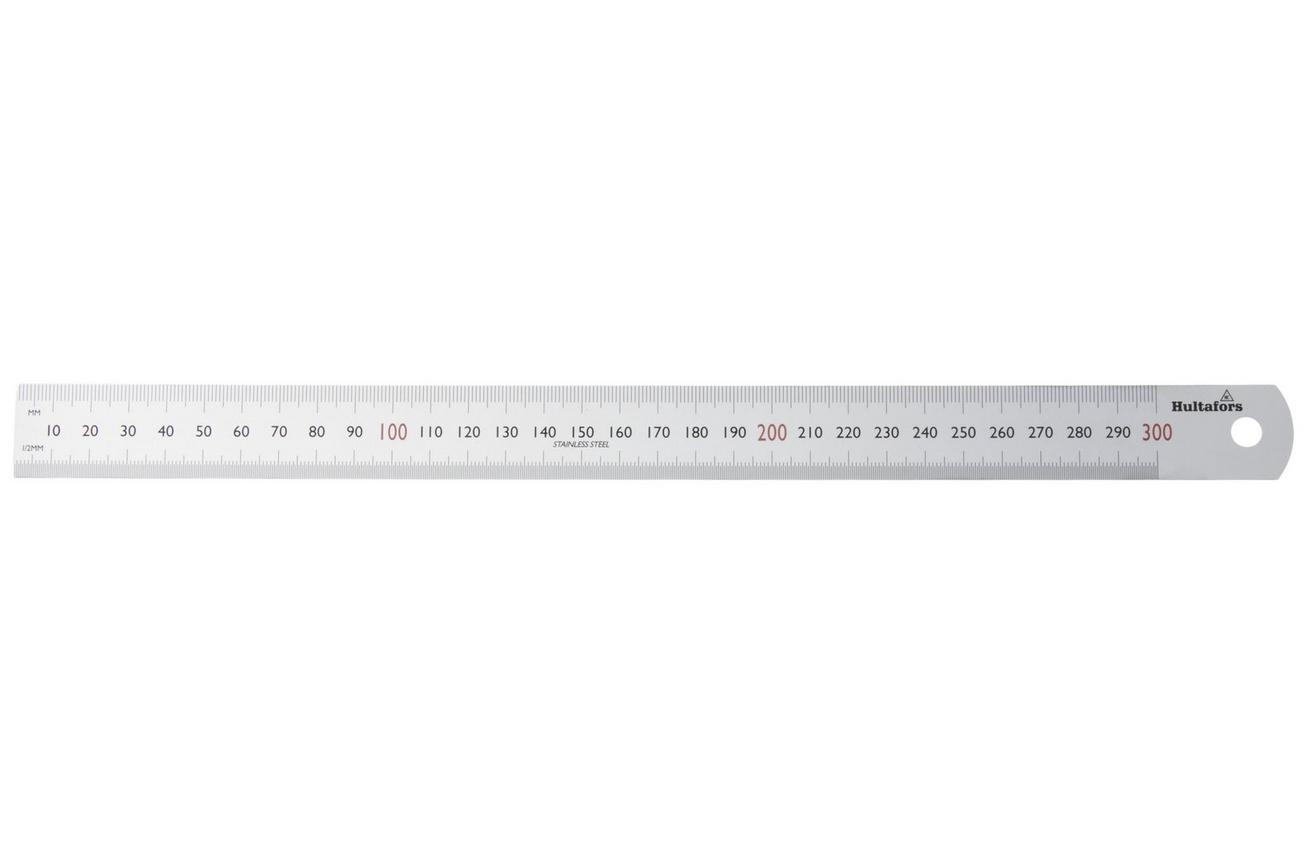Hultafors Steel Ruler 554103 staal, metrisch, meetlat 30 cm