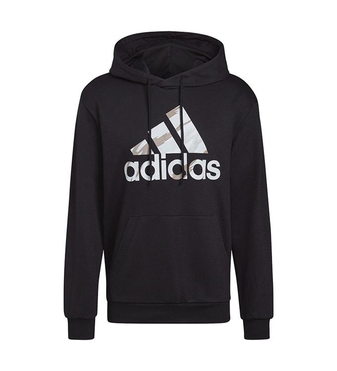 adidas Men Essentials French Terry Camo-Print Hoodie