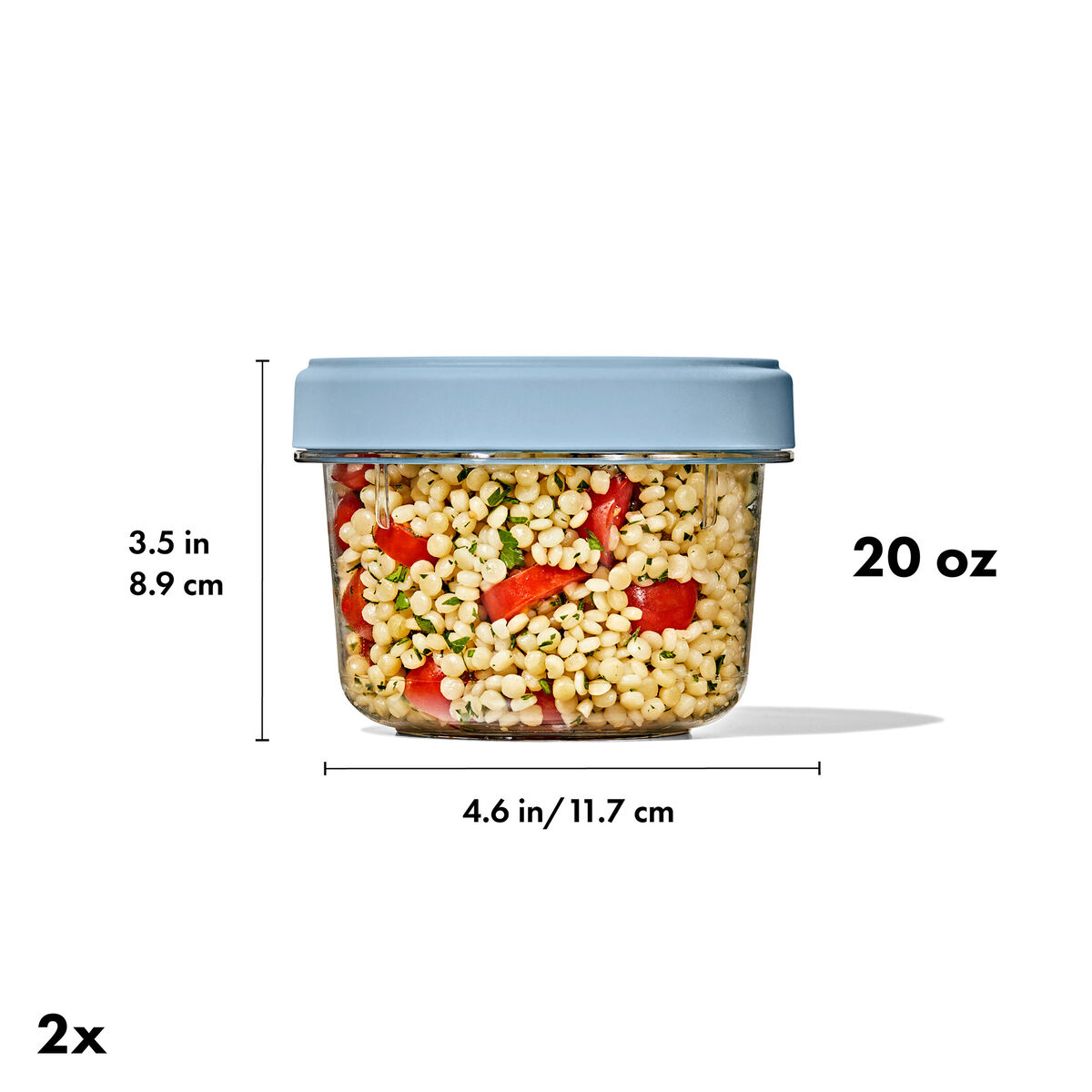 OXO Twist & Stack beholder 2-pakning 592 ml