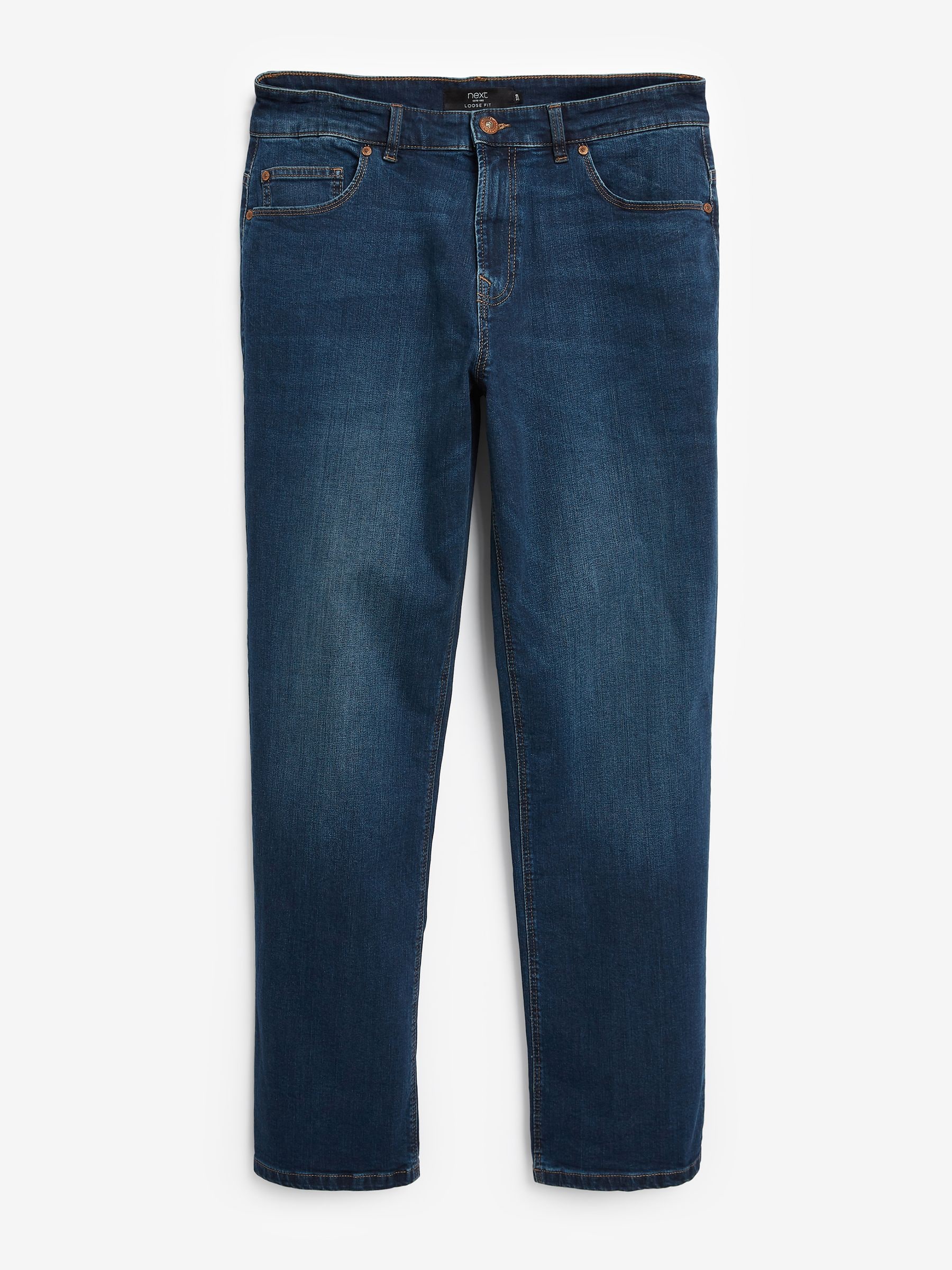 Normaal blauw - Klassieke stretchy Jeans met relaxed fit