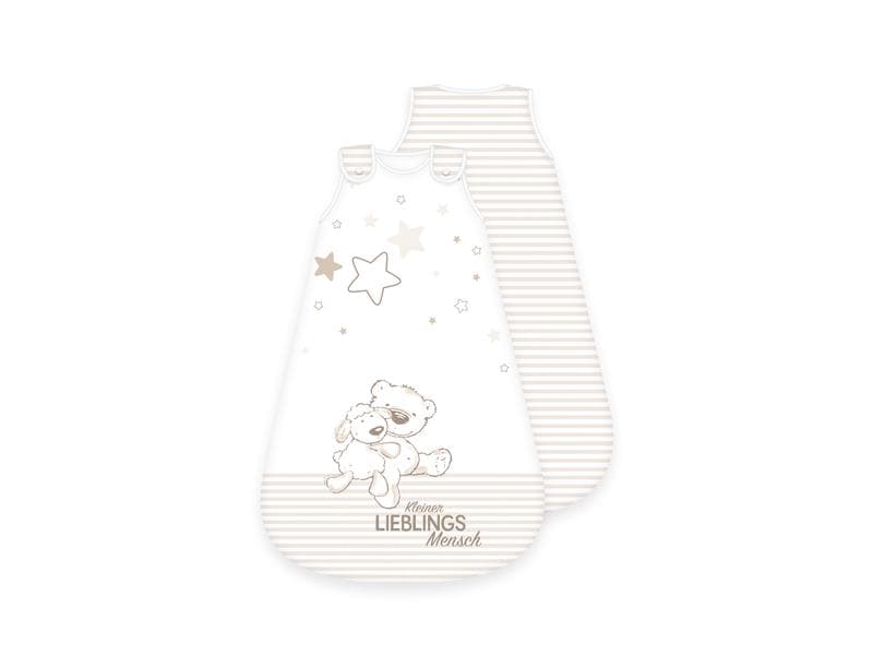 Herding Baby-Ganzjahresschlafsack Lieblingsmensch Gr. 70 Baby-Schlafsack für ganzes Jahr im niedlichen Design