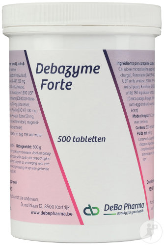 Deba Debazyme Forte 500 Comprimés